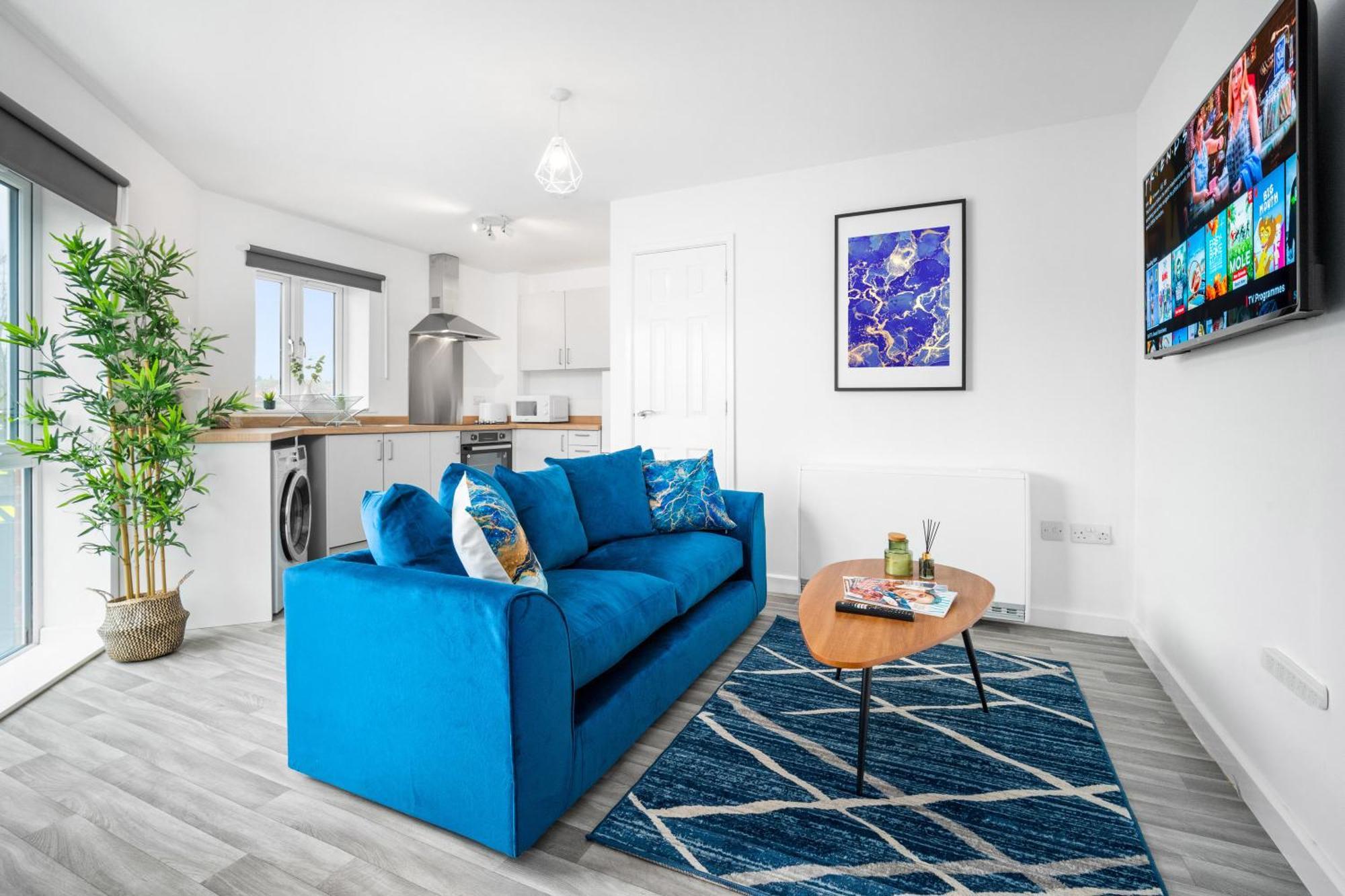 New 2 Bedroom Deluxe Apartment - Parking - Wifi & Netflix - Top Rated - 50C Cradley Heath Luaran gambar